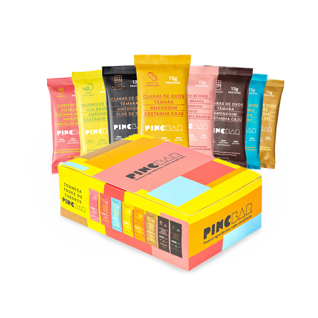 KIT DEGUSTAÇÃO PINC BAR - 8 UNIDADES