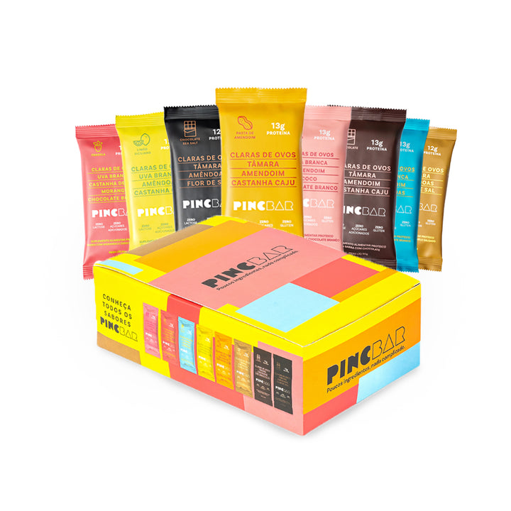 KIT DEGUSTAÇÃO PINC BAR - 8 UNIDADES