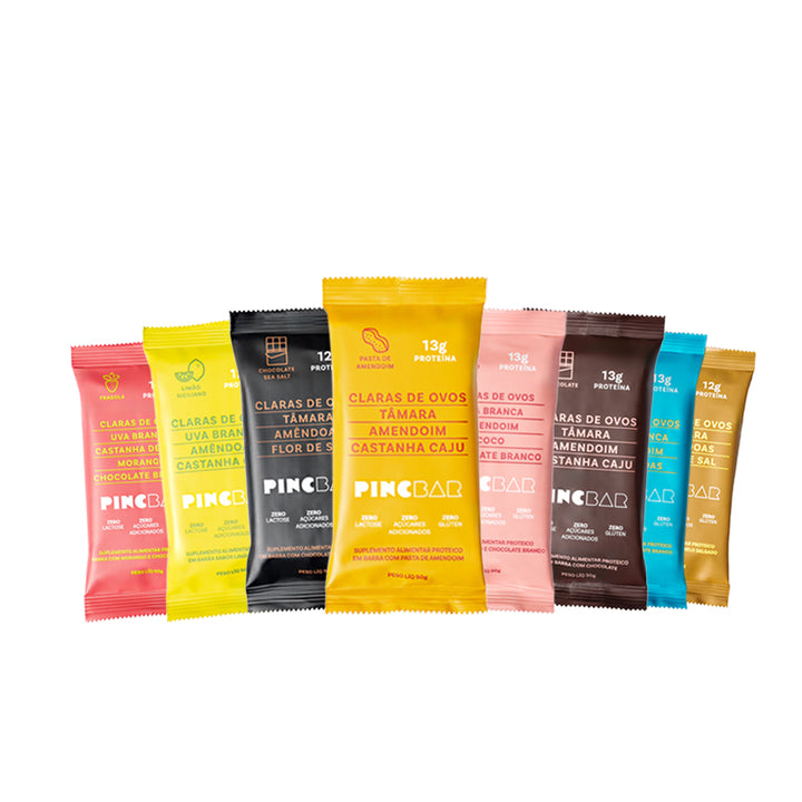 KIT DEGUSTAÇÃO PINC BAR - 8 UNIDADES